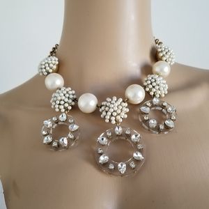 Silulated Diamond and Pearl Necklace fron Ann Taylor